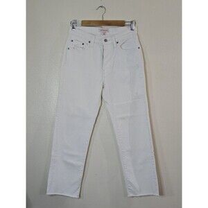 LUCKY BRAND 90's High Rise Loose Crop Jeans Size 26 Straight Leg Button Fly